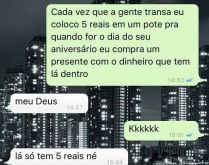 Espertinho. Marido esperto faz chantagem à esposa, veja..