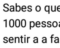Sabes o que é a solidão?. É estar com mil pessoas e sentir a falta de uma....