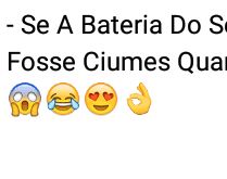 Se a bateria do seu celular fo.... Quantos % estaria?.