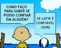 Se latir é confiável. Garoto pergunta pra seu cão como faz pra sentir se pode confiar em alguém....