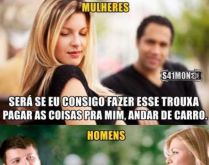 Homens x mulheres. Veja como pensam de formas diferentes..