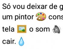 Só vou deixar de gostar de ti.... ...quando um pintor conseguir reproduzir na tela....