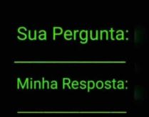 Sua pergunta, minha resposta. Só porque não tenho nd pra fazer.
