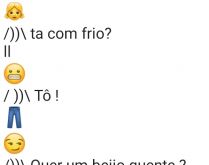 Quer um beijo quente?. Garotão vai achando que vai ganhar um beijo daqueles, mas....