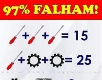 Teste de raciocínio com ferra.... 97% das pessoas erram nesse teste, será que você consegue acertar?.