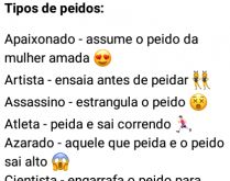Tipos de peidos. Quem nunca soltou um 