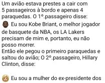 O avião estava prestes a cair. Um avião estava prestes a cair, com 5 passageiros a boro....