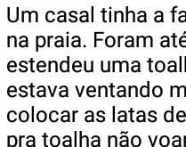 Promoção da Skol. Um casal tinha a fantasia de transar na praia....