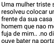 Como você acha que eu bati na.... Após colocar um anúncio na porta de casa, uma mulher solteira, se assusta com pretendente....