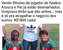 Filhotes de jogador de futebol. Vendo filhotes de jogador de futebol....