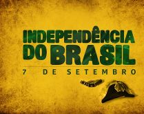 Viva a independencia do Brasil!. Dia 7 de setembro de 1822 o Brasil se tornou independente do império português..