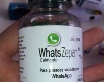 Remédio do WhatsApp. Remédio para pessoas viciadas em WhatsApp.