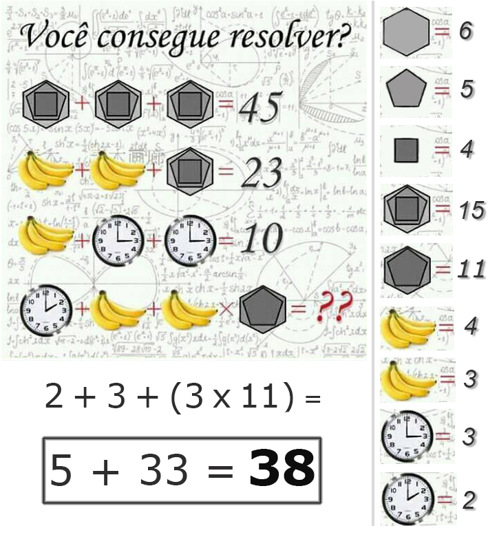 voce-consegue-resolver-desafio-banana-relogio-losango-poligono-hexagono-resposta-trinta-e-oito-38